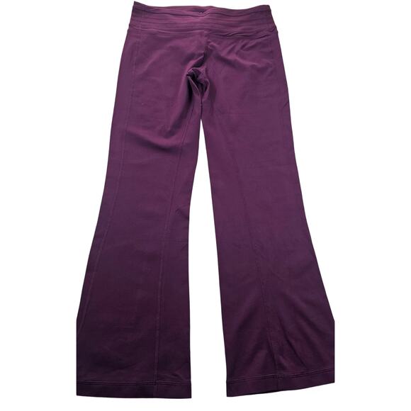 PrAna Olympia M SHORT PETITE plum purple stretch bootcut leggings pants EUC - Picture 3 of 10
